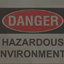 Hazardous Environments Sign